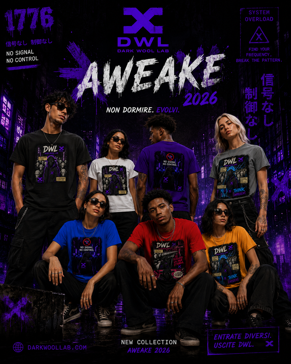 COLLEZIONE T-SHIRT AWAKENING DWL 2026