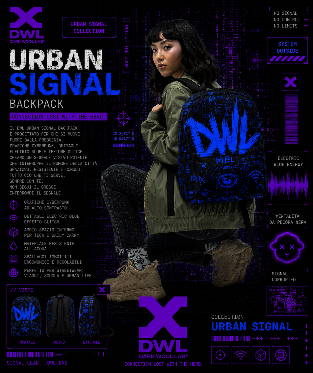 Backpack DWL URBAN SIGNAL ELETTRIC BLUE