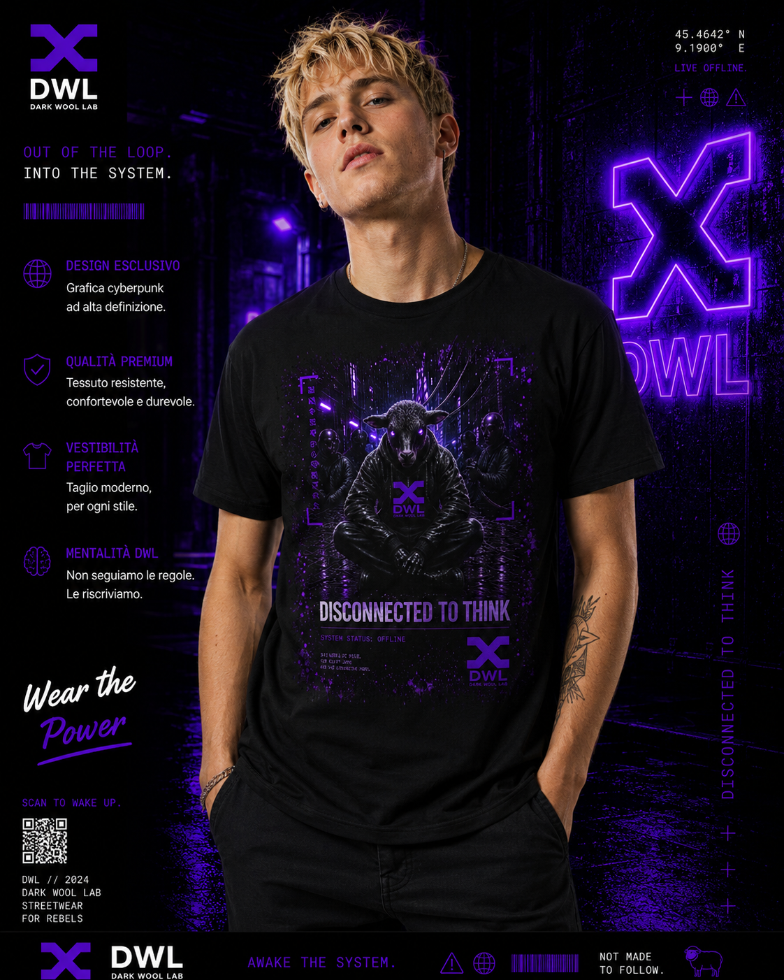 T-shirt AWEAK Disconnected