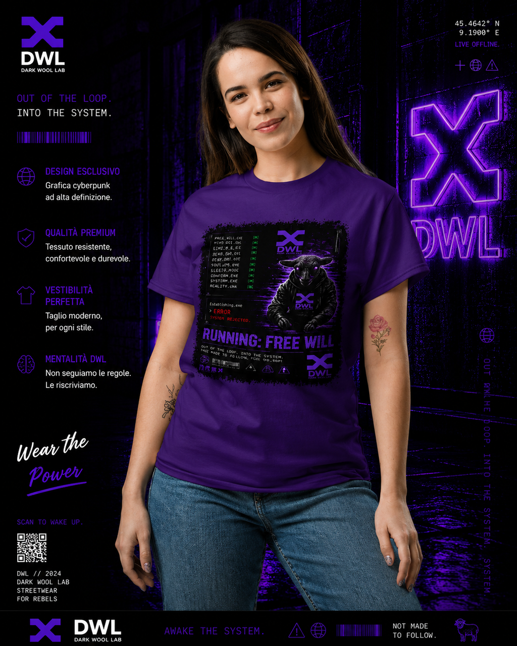 T-shirt AWEAK Free Will